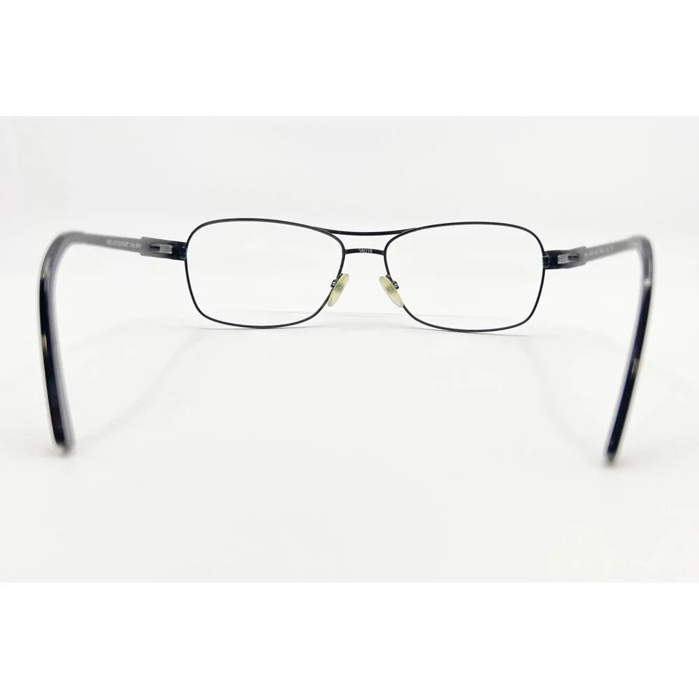 Kirkland Signature Eyeglasses Mens Black Shiraz Aviator Metal 58/16 140